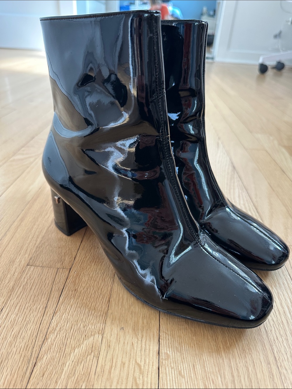 Ted Baker patent leather booties size 40 / 9 - Picture 9 of 13